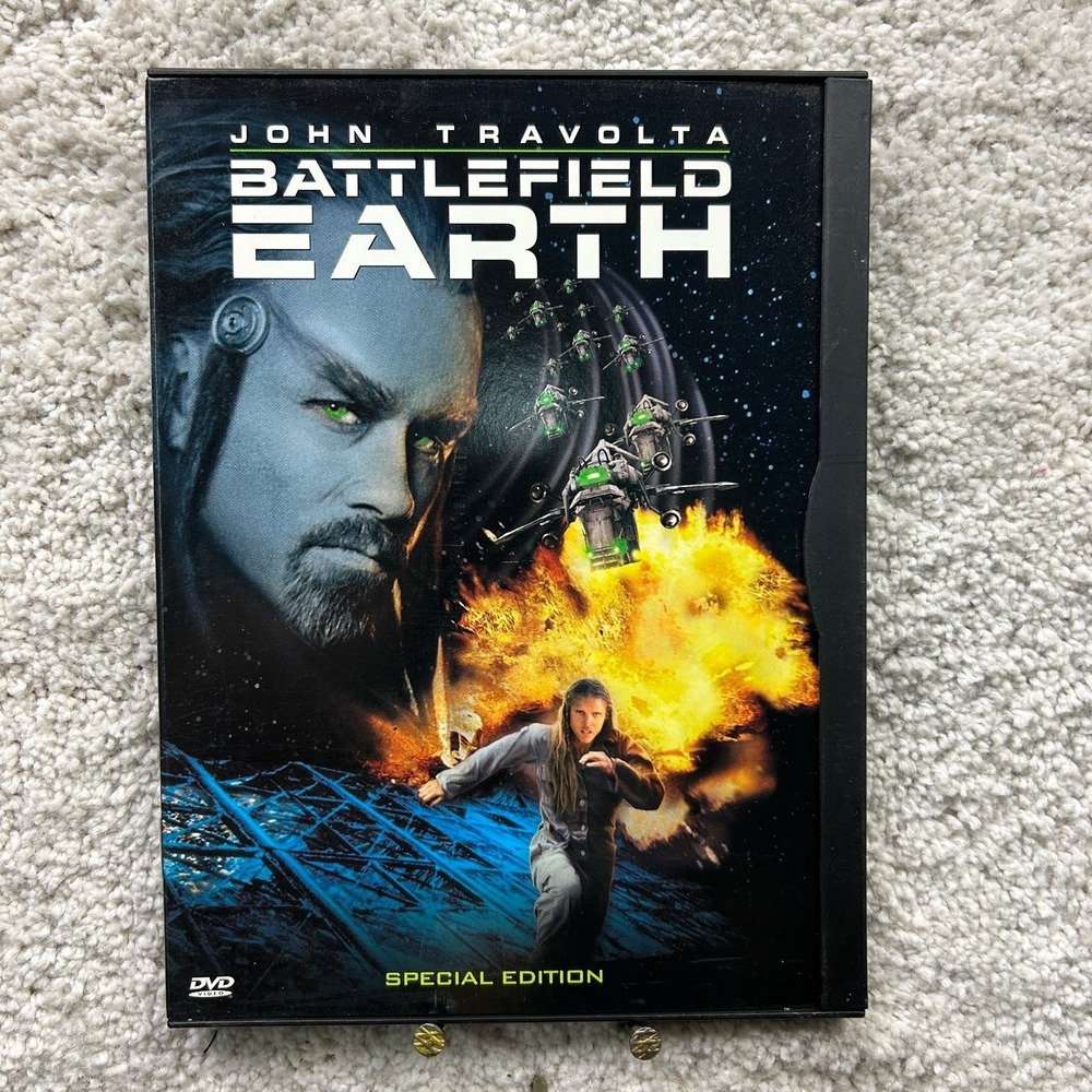 Battlefield Earth DVD 2000 Special Edition John‎ Travolta Barry Pepper Sci-Fi
